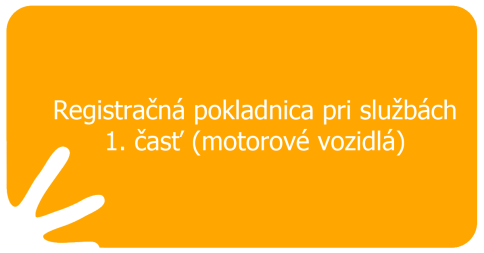 Registračná pokladnica pri službách - 1. časť (motorové vozidlá)